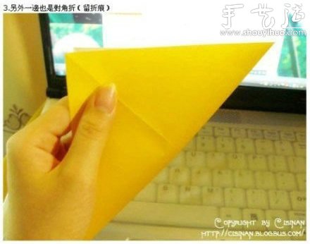 手工折紙可愛(ài)皮卡丘的教程 -  rpnrmr.com
