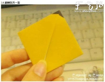 手工折紙可愛(ài)皮卡丘的教程 -  rpnrmr.com