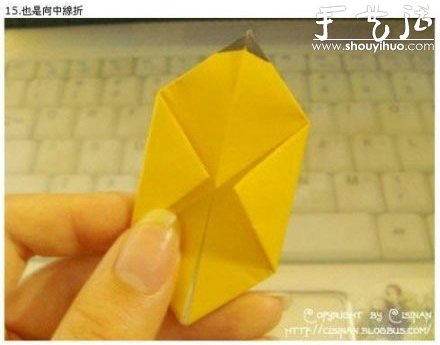手工折紙可愛(ài)皮卡丘的教程 -  rpnrmr.com