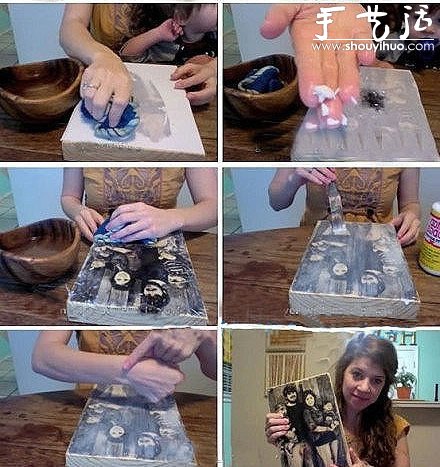 創(chuàng)意DIY：教你把照片印染到木頭上 -  rpnrmr.com