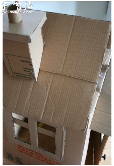 好玩的紙板箱房子手工DIY -  rpnrmr.com