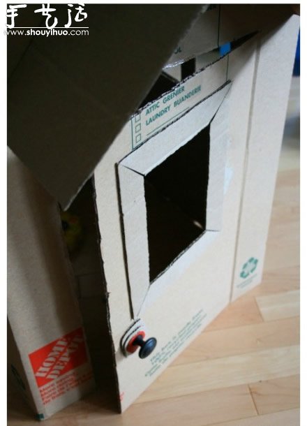好玩的紙板箱房子手工DIY -  rpnrmr.com