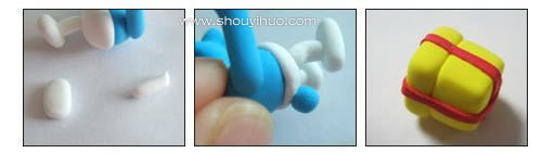 軟陶手工制作可愛的藍(lán)精靈 -  rpnrmr.com