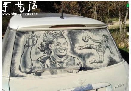 汽車車窗上的創(chuàng)意涂鴉 -  rpnrmr.com