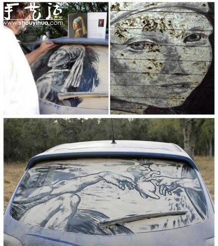 汽車車窗上的創(chuàng)意涂鴉 -  rpnrmr.com