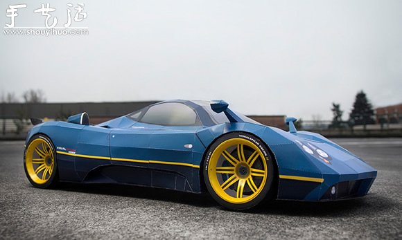 手工帝制作的紙模型跑車欣賞 -  rpnrmr.com