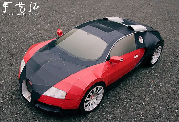 手工帝制作的紙模型跑車欣賞 -  rpnrmr.com
