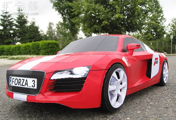 手工帝制作的紙模型跑車欣賞 -  rpnrmr.com