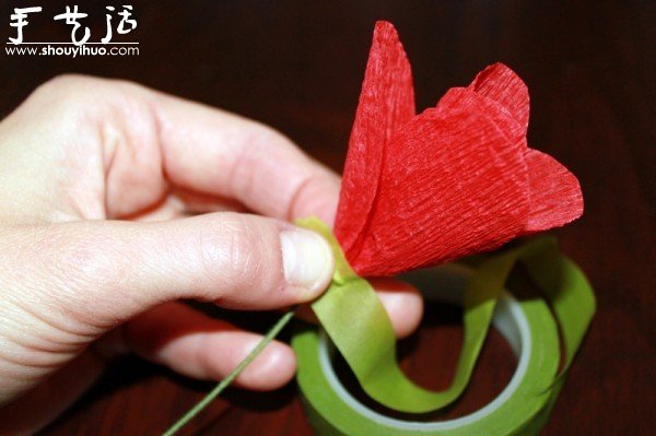 漂亮的手捧花剪紙制作 -  rpnrmr.com