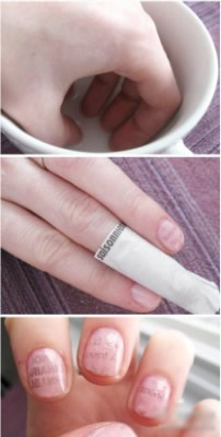 報(bào)紙美甲的創(chuàng)意 -  rpnrmr.com