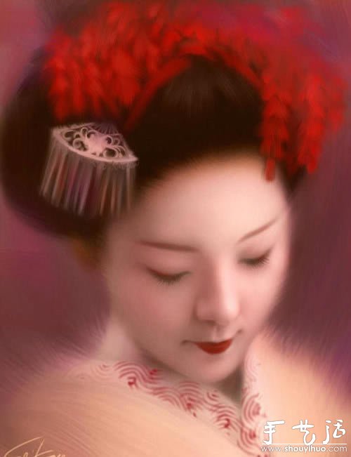 日本繪畫藝術(shù)家Yamaokas的手指畫作品 -  rpnrmr.com