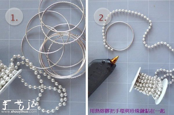DIY珍珠手鐲，珍珠手鐲手工制作 -  rpnrmr.com