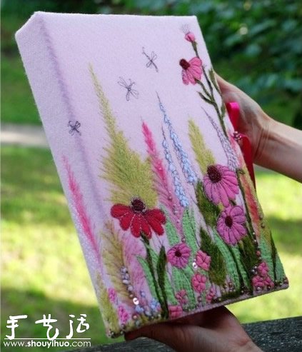 羊毛氈DIY的書(shū)皮 -  rpnrmr.com