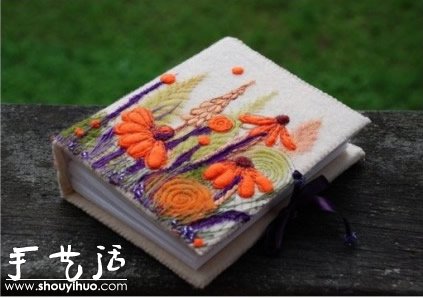 羊毛氈DIY的書(shū)皮 -  rpnrmr.com