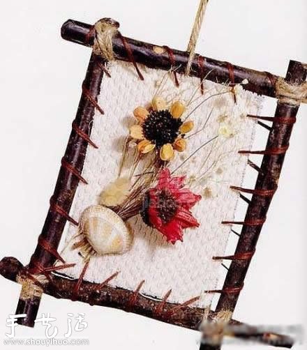 樹枝手工DIY裝飾畫框 -  rpnrmr.com