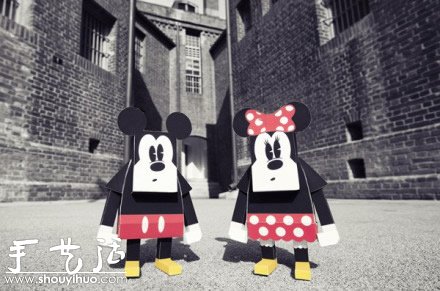 方方正正的迪士尼動漫角色紙模 -  rpnrmr.com