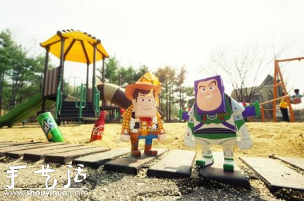 方方正正的迪士尼動漫角色紙模 -  rpnrmr.com