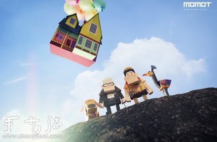 方方正正的迪士尼動漫角色紙模 -  rpnrmr.com