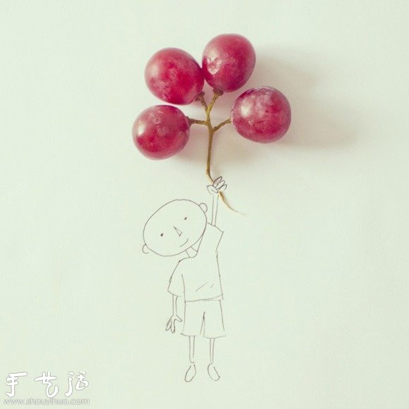 創(chuàng)意素描 DIY實物與插畫的互動趣味 -  rpnrmr.com