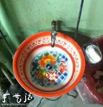 臉盆廢物利用DIY臺盆 -  rpnrmr.com