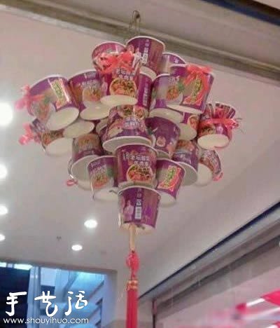桶裝方便面的包裝盒DIY吊飾 -  rpnrmr.com