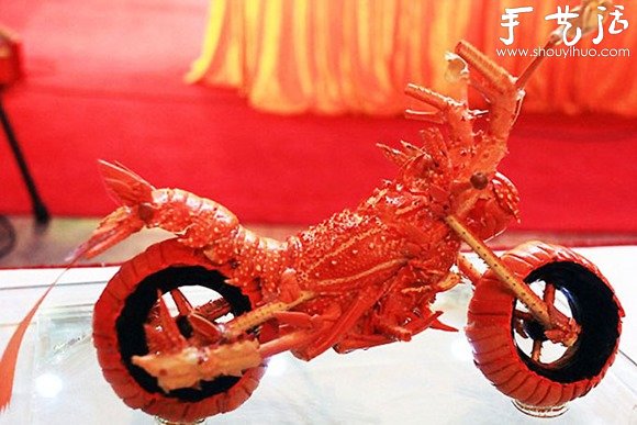 龍蝦殼變廢為寶 手工DIY摩托車模型 -  rpnrmr.com
