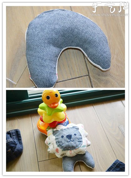 舊牛仔褲手工DIY“小獅子背包” -  rpnrmr.com
