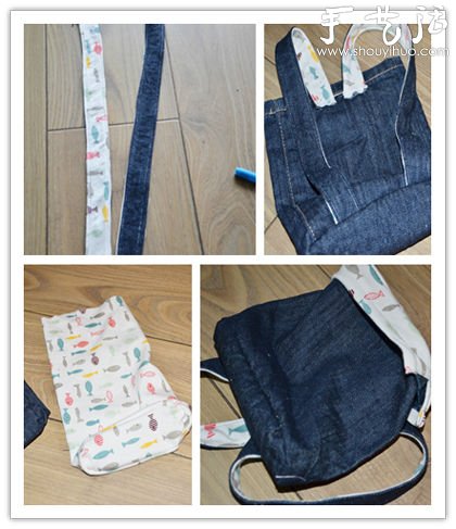 舊牛仔褲手工DIY“小獅子背包” -  rpnrmr.com