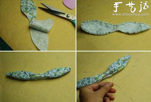 可愛的兔耳朵發(fā)箍手工制作 -  rpnrmr.com