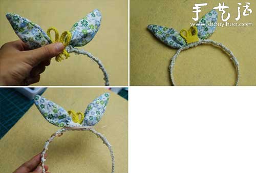 可愛的兔耳朵發(fā)箍手工制作 -  rpnrmr.com