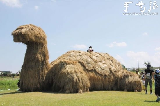 秸稈變廢為寶 DIY各種趣味雕塑 -  rpnrmr.com