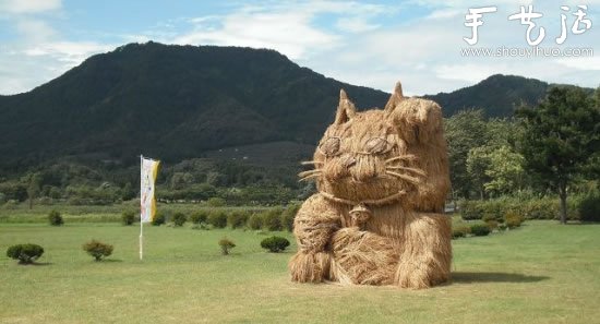 秸稈變廢為寶 DIY各種趣味雕塑 -  rpnrmr.com