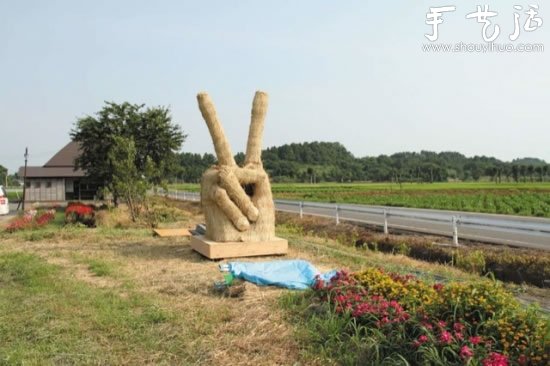 秸稈變廢為寶 DIY各種趣味雕塑 -  rpnrmr.com