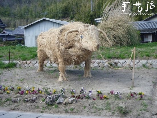 秸稈變廢為寶 DIY各種趣味雕塑 -  rpnrmr.com