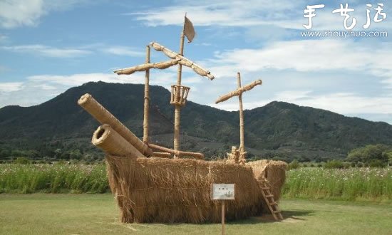 秸稈變廢為寶 DIY各種趣味雕塑 -  rpnrmr.com