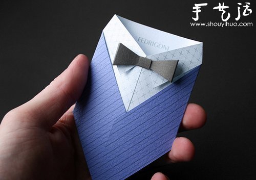 紙張DIY制作的紳士禮服 -  rpnrmr.com