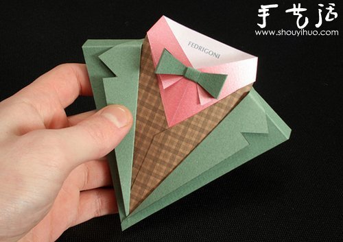 紙張DIY制作的紳士禮服 -  rpnrmr.com