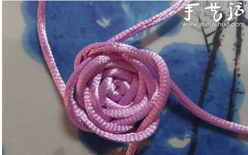 吉祥結(jié)玫瑰花手工制作 -  rpnrmr.com