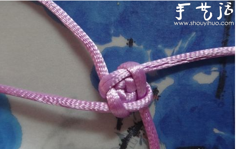 吉祥結(jié)玫瑰花手工制作 -  rpnrmr.com