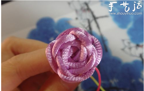 吉祥結(jié)玫瑰花手工制作 -  rpnrmr.com