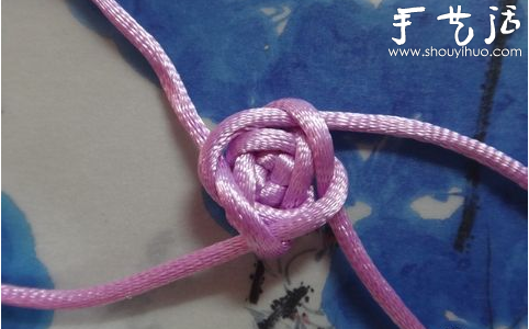 吉祥結(jié)玫瑰花手工制作 -  rpnrmr.com