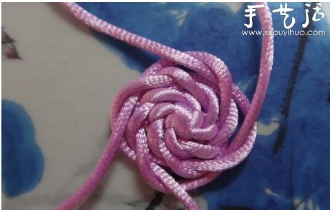 吉祥結(jié)玫瑰花手工制作 -  rpnrmr.com