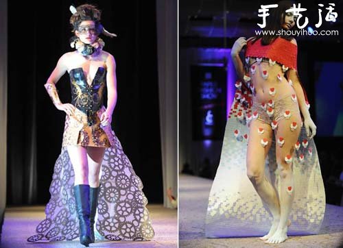 紙巾制作的婚紗禮服 -  rpnrmr.com