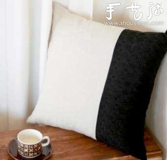 黑白風(fēng)格抱枕手工制作 -  rpnrmr.com