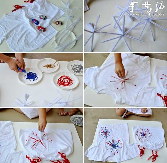 DIY煙花文化衫的教程 -  rpnrmr.com