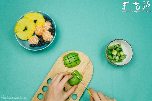 DIY水果圣誕樹(shù) 超有趣的水果拼盤(pán)制作 -  rpnrmr.com