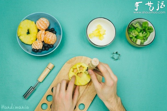 DIY水果圣誕樹(shù) 超有趣的水果拼盤(pán)制作 -  rpnrmr.com