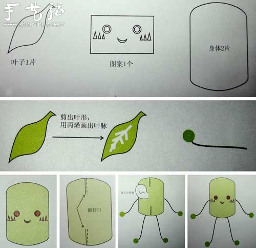 綠豆娃娃D(zhuǎn)IY教程 手工制作布藝玩偶 -  rpnrmr.com