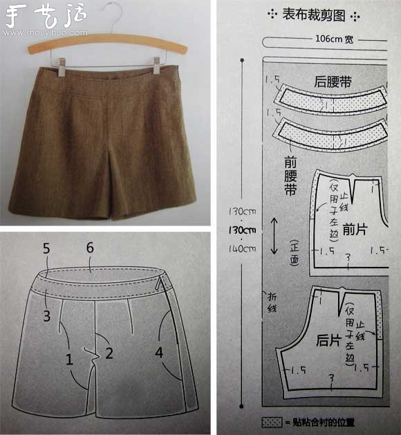 女式西裝短褲DIY 西裝式短褲制作方法 -  rpnrmr.com