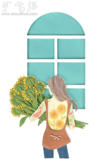佐藤美紀(jì)布藝畫作品欣賞 -  rpnrmr.com